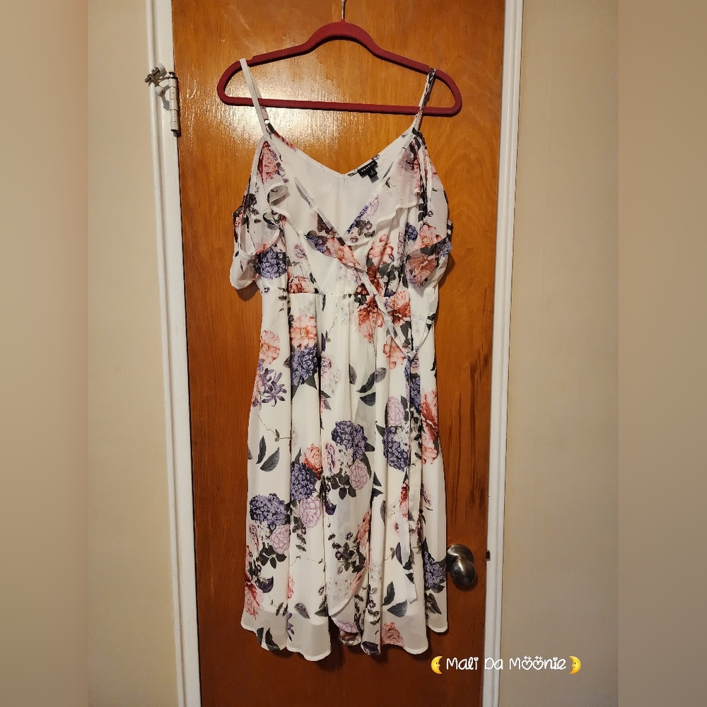 torrid Mini Chiffon Wrap Dress